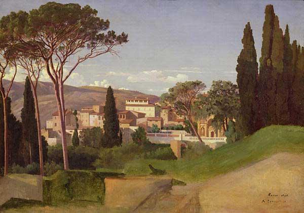 Jean-Achille Benouville View of a Roman Villa